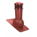 kominek-wentylacyjny-fi-125-pod-gont-pape-z-odplywem-skroplin-wirplast RAL 3009 Wirplast CZERWONY